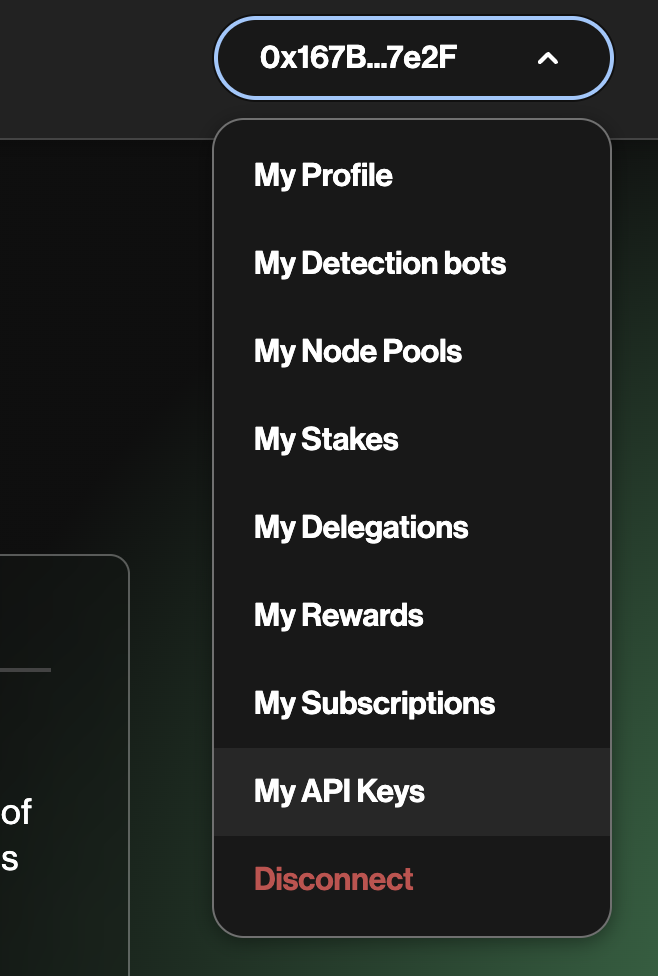 My API Keys